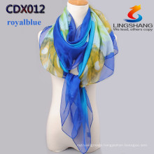 2015 New arrive Fashion multicolor Velvet chiffon scarves silk scarf Korea printed scarves quality long shawl cape